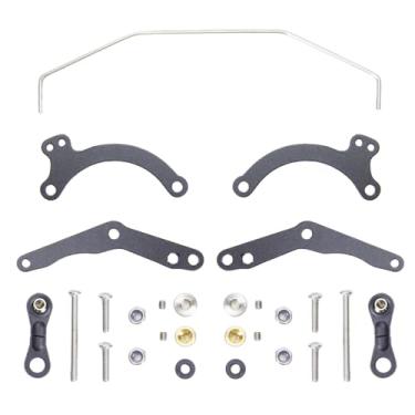 Imagem de TOOMOD Barra estabilizadora traseira de alumínio ajustável para tamiya 1/10 2WD ORV Chassis Mud Blaster/Monster Beetle/Blackfoot RC Car Upgrade Parts