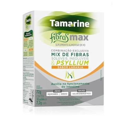 Imagem de Suplemento Alimentar Tamarine Fibras Max Laranja 10 Sachês 7,2g