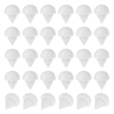 Imagem de Encaixe redondo de silicone de 4,5 mm de diâmetro, 40 peças em tipo de bloqueio de móveis, botão de plugue de orifício, pés pontiagudos, capa protetora adequada para orifício de 4,5 a 5 mm para