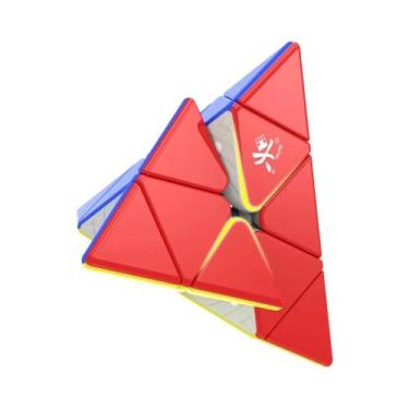 Imagem de Cubo De Velocidade Magnético DaYan Pyraminx V3 Com Revestimento UV, Br