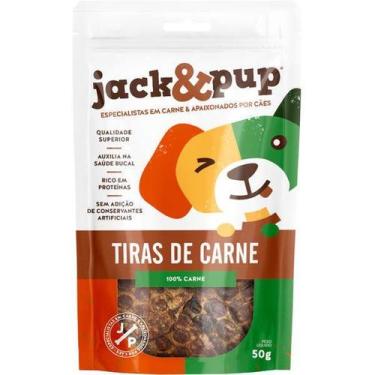 Imagem de Petisco Para Cães Tiras De Carne 50g 100% Natural Jack & Pup - Jack E 