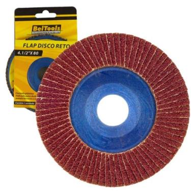 Imagem de Disco Desbaste Lixa Flap Reto G80 4.1/2 Beltools