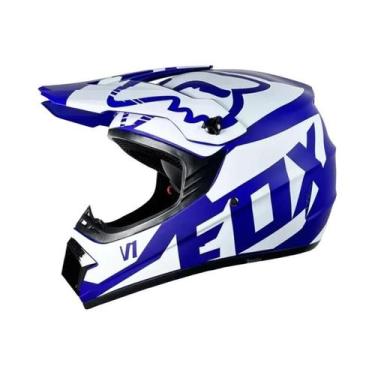 Imagem de Kit De Capacete MX Infantil Com Certificação DOT/ECE, Óculos Ventilado