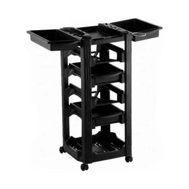 Imagem de Carrinho Auxiliar Cabeleireiro Vegas 460 Preto Dompel