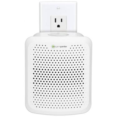 Imagem de Purificador de Ar Conectável com Luz Noturna UV, 110V, GermGuardian AC225W, Branco