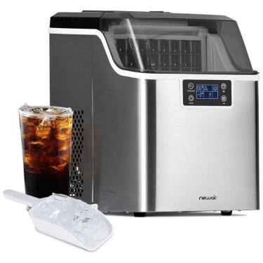 Imagem de Máquina de Gelo Automática Portátil Produz até 20kg, 24H, Cor, 110v, NEWAIR 1, Prateado