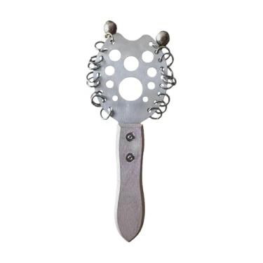 Imagem de harayaa Chocalho de metal, instrumento de percussão africano para acompanhamento musical, som nítido para celebrações.