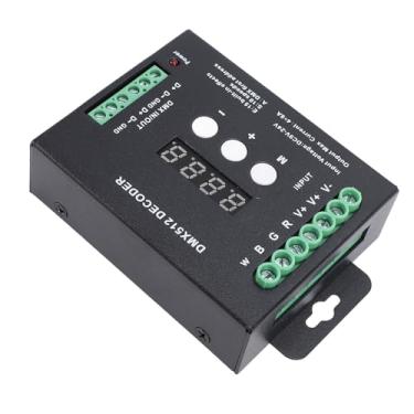 Imagem de aqxreight Decodificador LED Com Display Digital 4CH DMX512 Controlador de TensãO Constante RGBW Decodificador para Módulo de IluminaçãO de Palco O Sinal Converte Digital Em Chip Controlador Avançado