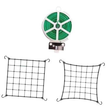 Imagem de Ｂｅｓｇａ Rede de suporte para plantas, ideal para cultivo em estufa, rede flexível para SCROG (Stretch Grid), suporte para horticultura, hidroponia e, M