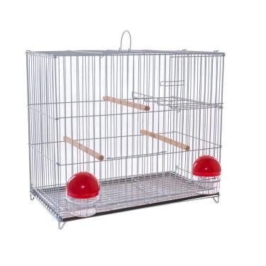 Imagem de Gaiola Criadeira Canário Diamante Gould Suporte Ninho Epóxi