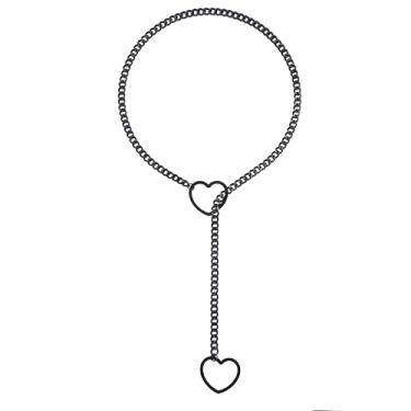 Imagem de FINZOR Colar feminino punk gótico cubano com estrela de gato cubano ajustável, colar em Y, gargantilha gótica, presente, Sem Pedra Preciosa