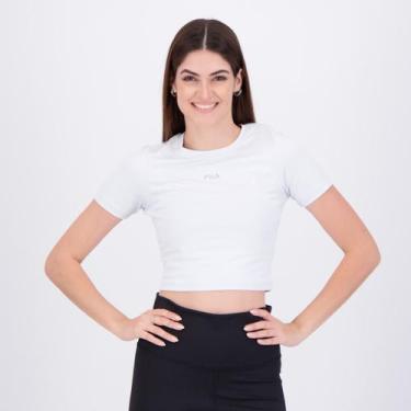 Imagem de Cropped Fila MC Essential Feminino Azul Claro, G