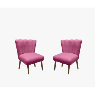 Imagem de 02 Cadeira Pétala Flor Para Sala de estar Penteadeira