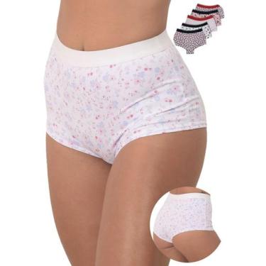 Imagem de Kit 10 Calcinha Box Boxer Cueca Feminina Shotinho Anágua Conforto Atac