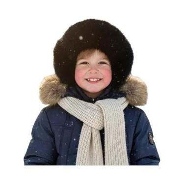 Imagem de Gorros Femininos Quentes E Peludos Estilo Coreano Cor Sólida Outono In