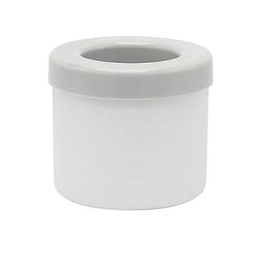 Imagem de Recipiente de gelo, 1 molde de balde de gelo de silicone, forma de cubo de gelo, congelamento rápido, design criativo, bebidas congeladas, uísque, cerveja, vinho, cerveja, champanhe, balde (gris)