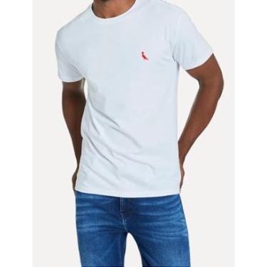 Imagem de Camiseta Reserva Masculina Red Woodpecker Silk Branca-Masculino