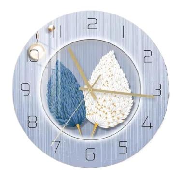 Imagem de Relógio de relógio e relógio de parede para sala de estar, casa, moda, sala de jantar, relógio de quartzo simples e silencioso, adequado para sala de estar, estudo, quarto, relógio de parede de