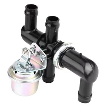 Imagem de Válvula de controle de aquecedor para Ford Aerostar F87Z-18495-AA YG350, estrutura metálica, acabamento prateado, conexão eletromagnética