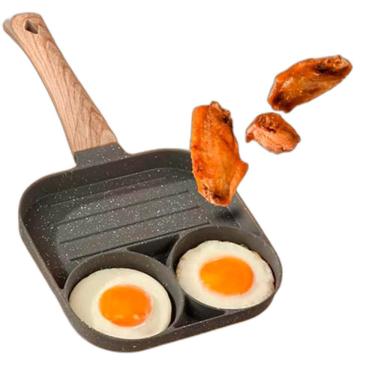 Imagem de Frigideira Anti Aderente Não Gruda Chapa Hamburguer Ovos