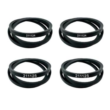 Imagem de MynixPart Kit atualizado de 2 peças 12112425 para lavadora (correia de transmissão 211124 e correia de bomba 211125) compatível com arruela May-Tag, substitui 210024 22002570 22002571 W10175481