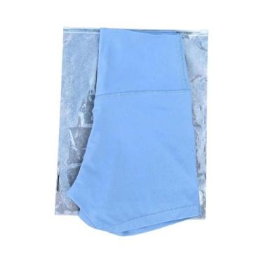 Imagem de Shorts De Yoga Femininos De Cintura Alta, Ajuste Slim, Levanta O Bumbu