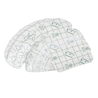 Imagem de Almofada para os pés hidratante para os pés adesivo para cuidados com o calcanhar proteção ingrediente natural poliuretano leve tamanho compacto 30 unidades para viagens para