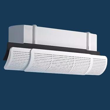 Imagem de Defletor de ventilação ajustável para ar condicionado – melhora a circulação do fluxo de ar de resfriamento e aquecimento, tamanho regular, otimiza a eficiência do filtro, perfeito para uso em casa e