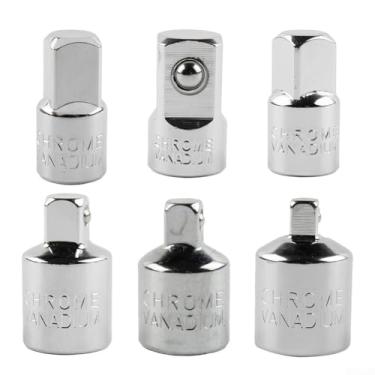 Imagem de Conjunto de adaptadores de soquete de catraca de acionamento de aço 1/4 3/8 1/2 polegada conversor fêmea para macho para ferramentas de reparo manual (A)