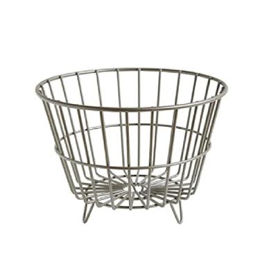 Imagem de Cesta de armazenamento Iron Art, cesta de armazenamento de frutas para sala de estar, cozinha, cesta de armazenamento