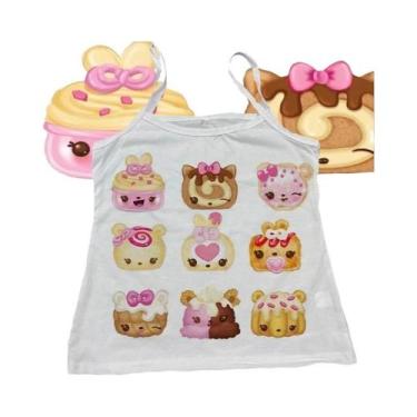 Imagem de Camiseta Feminina Y2K Retrô Anos 90 Com Estampa Gótica De Desenho Anim