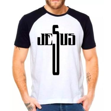 Imagem de Camiseta gospel jesus moda evangélica camisa masculina lançamento 03 -