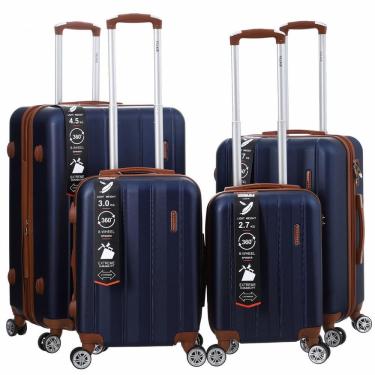 Imagem de Mala De Viagem Rígida Abs 4 Peças Rodinhas 360º Expansível