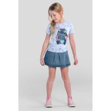 Imagem de Blusa infantil menina tiedye do Stitch Brandili-Feminino