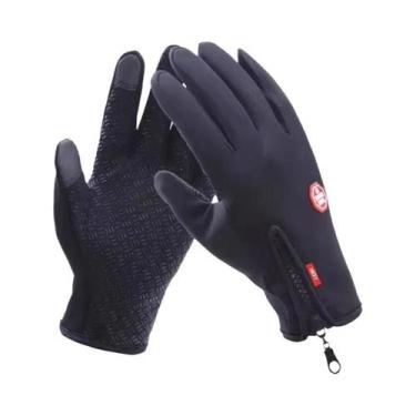 Imagem de Luvas De Motocicleta Térmicas Impermeáveis Com Tela Sensível Ao Toque 