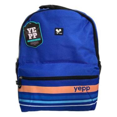 Imagem de Mochila Masculina De Costas Juvenil - Yepp, Azul
