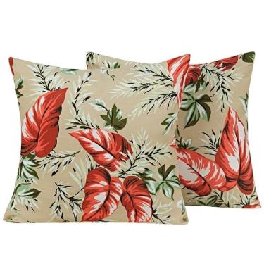 Imagem de Capa Almofada Atualle Gorgurão 1 Peça 45cm X 45cm 53% Algodão 47% Poliéster - Bege