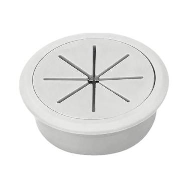 Imagem de Organizador De Cabos Para Mesa De Escritório Com Tampa Para Furos De F