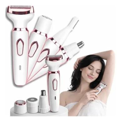 Imagem de Depilador Feminino 4 em 1 Carregamento USB - Genérica