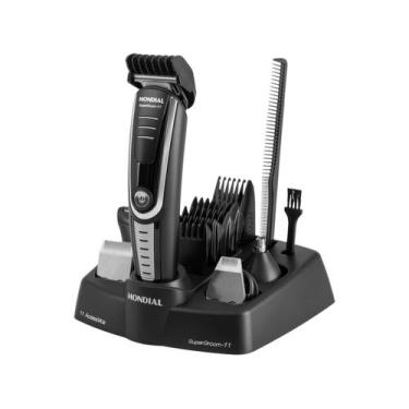 Imagem de Aparador De Pelos Super Groom 11 Bg05 Mondial, Preto e Prata, Bivolt