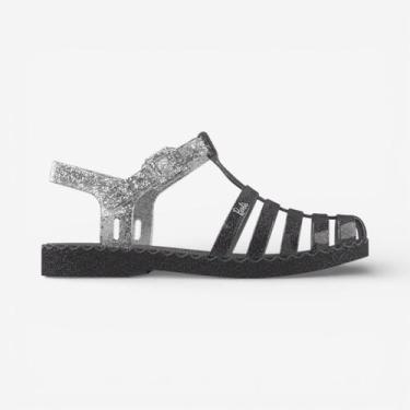 Imagem de Sandália Infantil Cinza Glitter Barbie Duo Grendene Kids, Glitter, Cin