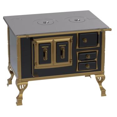 Imagem de Fogao a Lenha Venax n 2 Colonial Preto SE