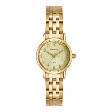 Imagem de Relogio Mondaine Feminino Ref: 99849lpmvde1 Casual Dourado