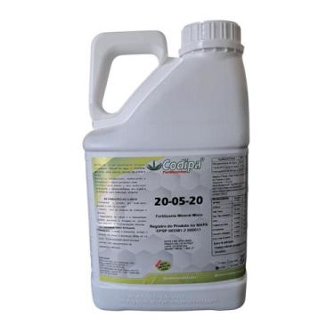 Imagem de Fertilizante Líquido NPK 20.05.20 5L Maior Produção Da Plantação - Cod