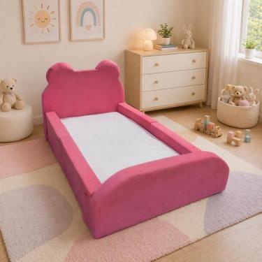 Imagem de Cama Infantil Espuma Juvenil Lorena p/ Criança - Aqui Móveis