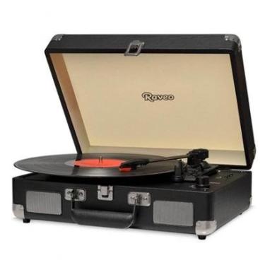 Imagem de Toca Discos HI FI Raveo Sonetto Chrome, Vinyl, Bluetooth, USB, Aux, Preto - 26396-Unissex
