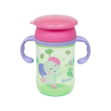 Imagem de Copo de Treinamento com Alças 300ml Buba Elefante, Rosa