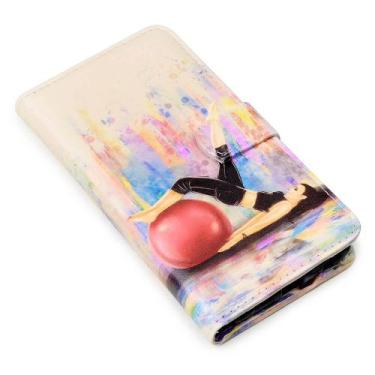Imagem de Capa carteira estampada pilates para samsung m14 5g m146 - CELLWAY