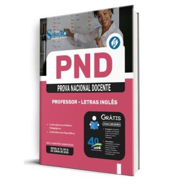 Imagem de Apostila PND (CNU Professores) - Professor - Letras Inglês - Editora S