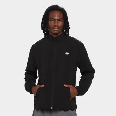 Imagem de Jaqueta New Balance Windbreak Fast Days Masculina, Preto, G
